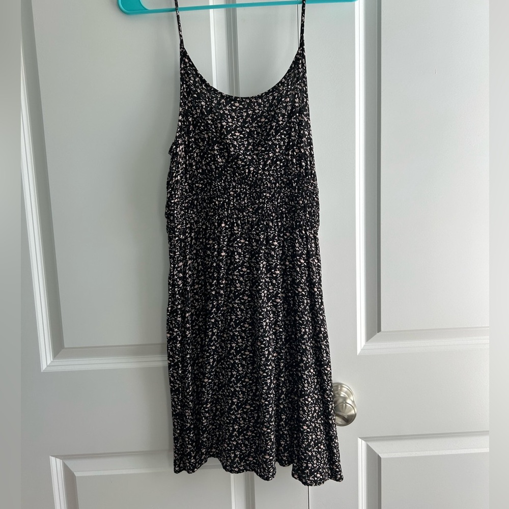 American Eagle Floral Fit and Flare Mini Dress